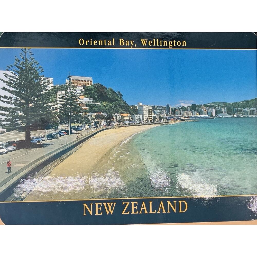 Jason Placemats 6 New New Zealand Picturesque Sites Cork Backed - Picture 8 of 11
